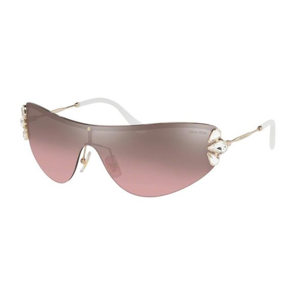 MIU MIU Sunglasses Women MU66US ZVN7L1 Gre…